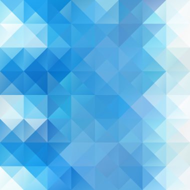 Mavi Izgara Mozaik Arkaplan, Yaratıcı Tasarım Şablonları