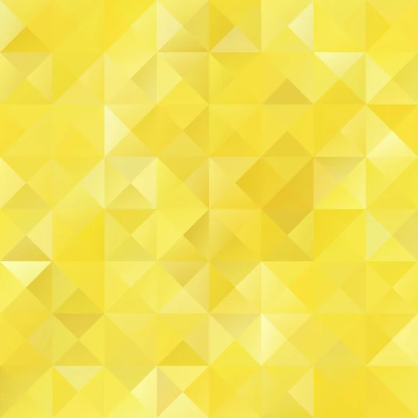 Yellow Grid Mosaic Background, Creative Design Templates — Stock Vector