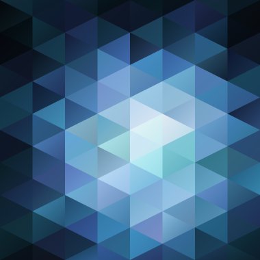 Mavi Izgara Mozaik Arkaplan, Yaratıcı Tasarım Şablonları