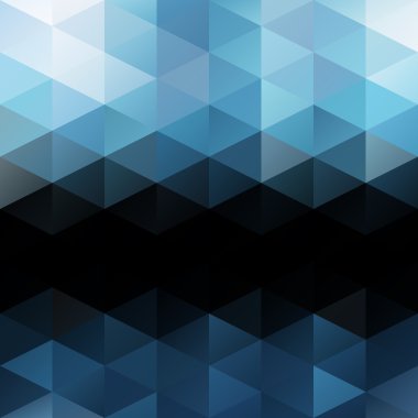 Mavi Izgara Mozaik Arkaplan, Yaratıcı Tasarım Şablonları