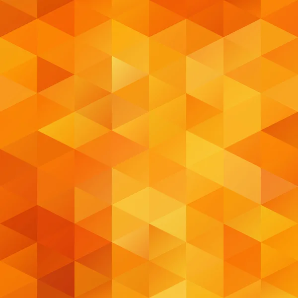 Orange Grid Mosaic Hintergrund, kreative Design-Vorlagen — Stockvektor