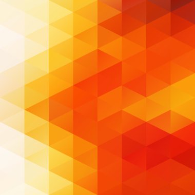 Turuncu Izgara Mozaik Arkaplan, Yaratıcı Tasarım Şablonları