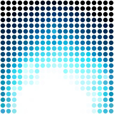 Mavi noktalar arka plan, yaratıcı tasarım şablonları