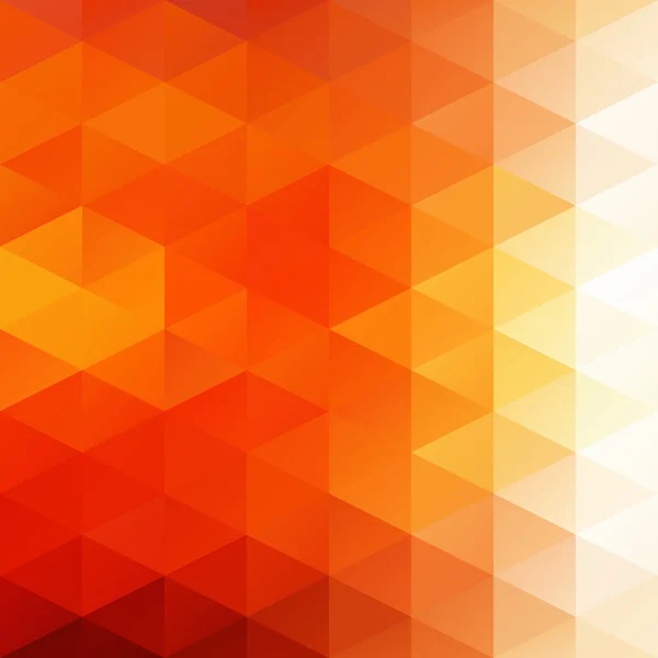 Orange Grid Mosaic Hintergrund, kreative Design-Vorlagen — Stockvektor