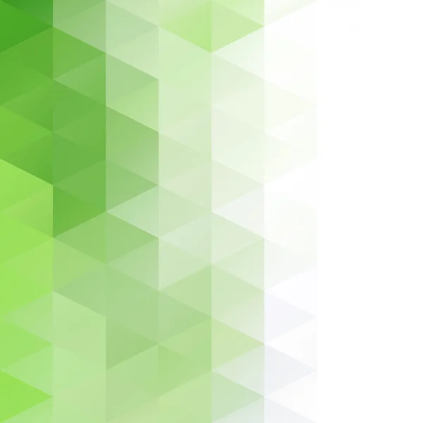 Sfondo mosaico griglia verde, Modelli di design creativo — Vettoriale Stock