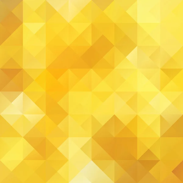 Fondo de mosaico de rejilla amarilla, Plantillas de diseño creativo — Vector de stock