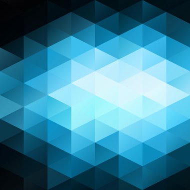 Mavi Izgara Mozaik Arkaplan, Yaratıcı Tasarım Şablonları