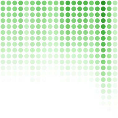 Yeşil noktalar arka plan, yaratıcı tasarım şablonları