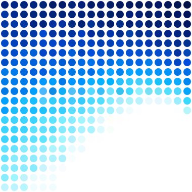 Mavi noktalar arka plan, yaratıcı tasarım şablonları