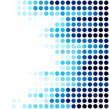 Mavi noktalar arka plan, yaratıcı tasarım şablonları