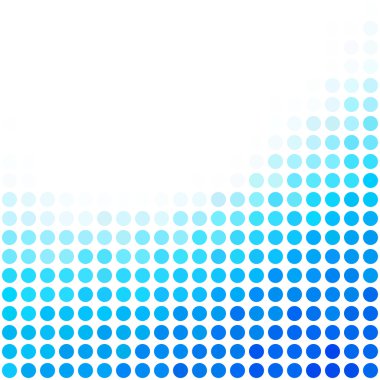 Mavi noktalar arka plan, yaratıcı tasarım şablonları