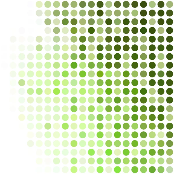 녹색 점 배경, 크리에이 티브 디자인 서식 파일 — 스톡 벡터