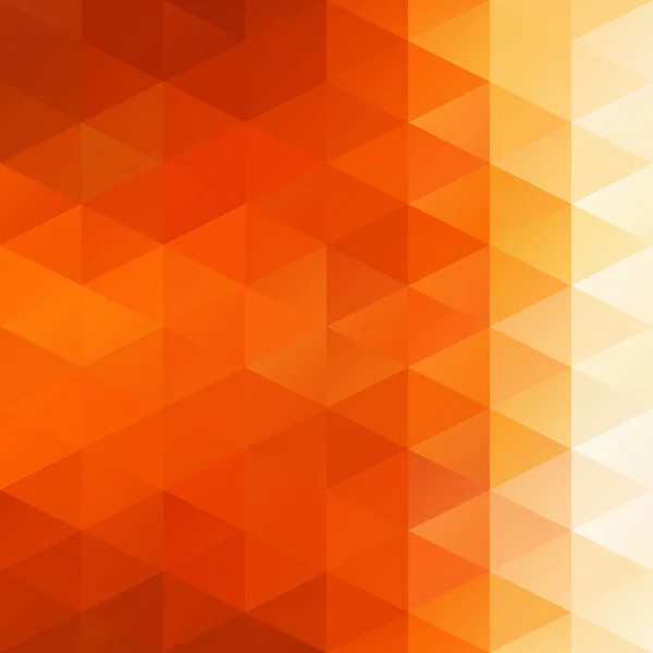 Orange Grid Mosaic Background, Creative Design Templates — Stock Vector