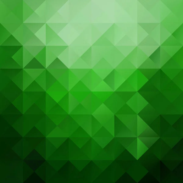 Groene rooster Mozaïek achtergrond, Creative Design Templates — Stockvector