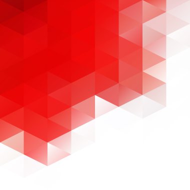 Kırmızı kılavuz Mozaik arka plan, yaratıcı tasarım şablonları