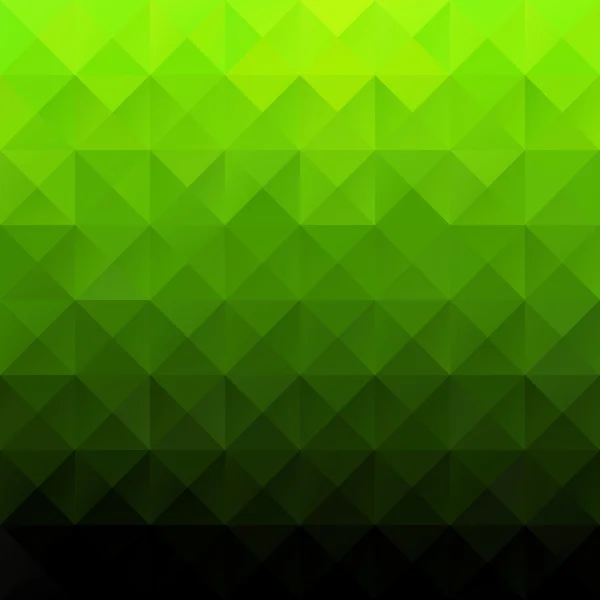 Fondo de mosaico de rejilla verde, Plantillas de diseño creativo — Vector de stock