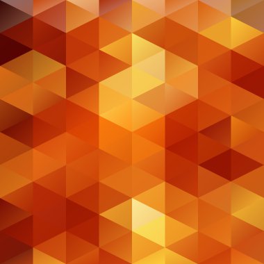 Turuncu Izgara Mozaik Arkaplan, Yaratıcı Tasarım Şablonları