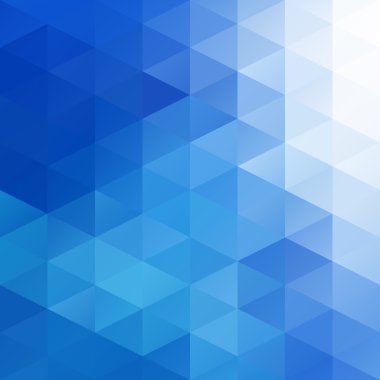 Mavi Izgara Mozaik Arkaplan, Yaratıcı Tasarım Şablonları