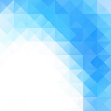 Mavi Izgara Mozaik Arkaplan, Yaratıcı Tasarım Şablonları