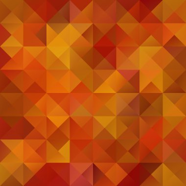 Turuncu Izgara Mozaik Arkaplan, Yaratıcı Tasarım Şablonları