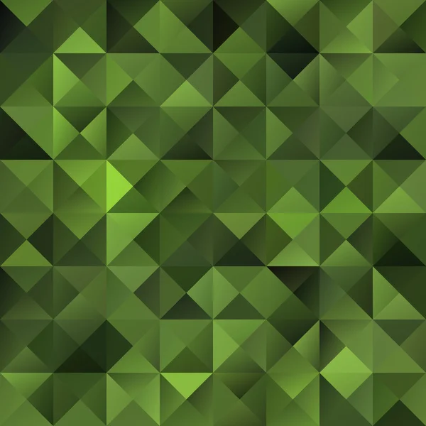 Grüner Grid-Mosaik-Hintergrund, kreative Design-Vorlagen — Stockvektor