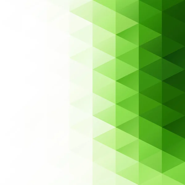 Fundo do mosaico grade verde, modelos de design criativo — Vetor de Stock