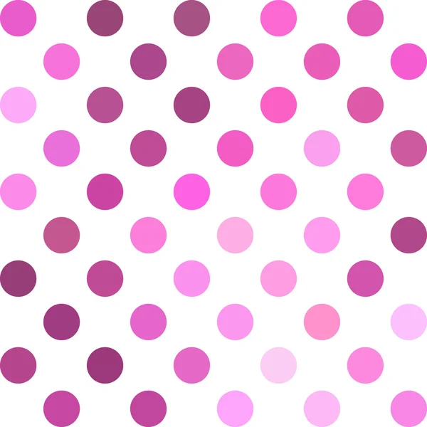 Paarse Polka Dots achtergrond, creatief ontwerpsjablonen — Stockvector