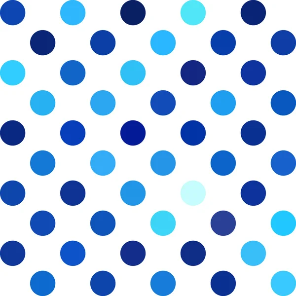 Tło niebieskie kropki, kreatywne projektowanie szablonów — Wektor stockowy