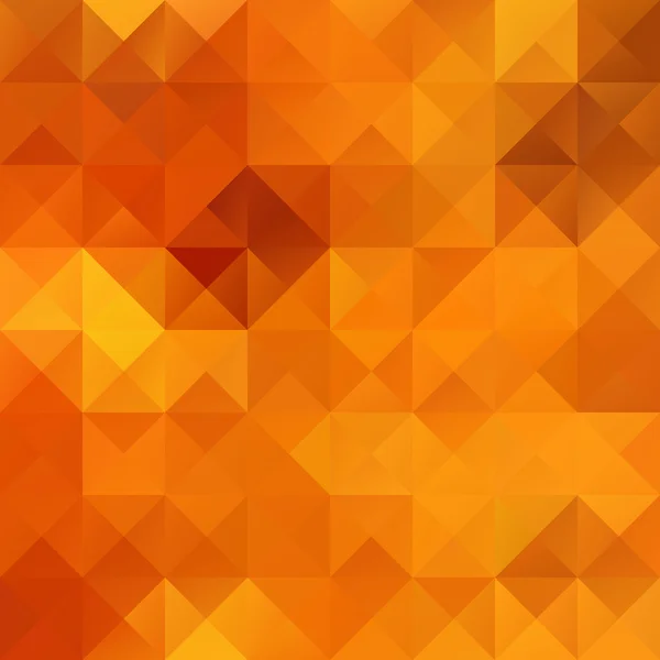 Oranje Rooster Mozaïek Achtergrond, Creatief Ontwerp Templates — Stockvector