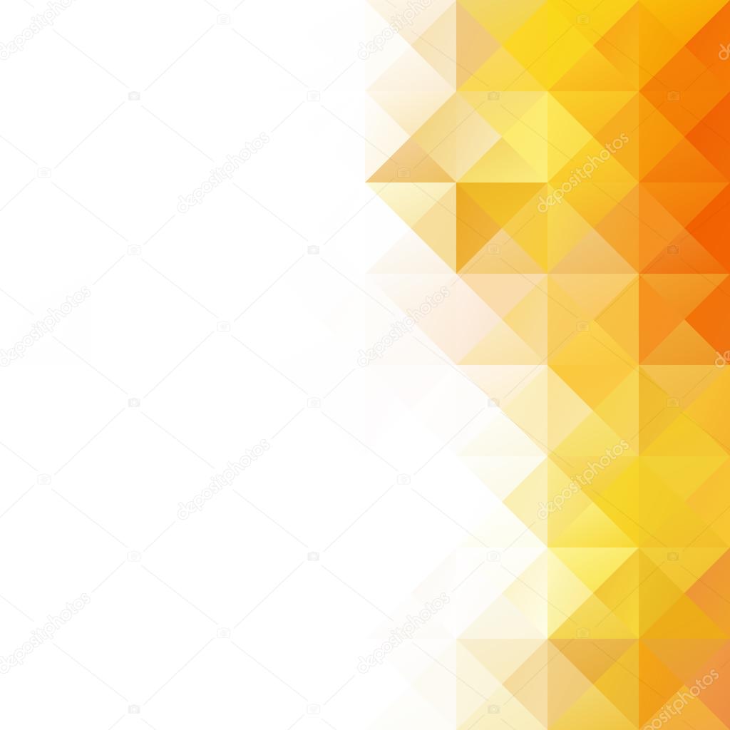 Orange Grid Mosaic Background, Creative Design Templates