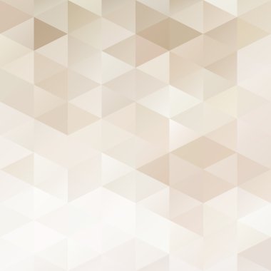 Kahverengi kılavuz Mozaik arka plan, yaratıcı tasarım şablonları