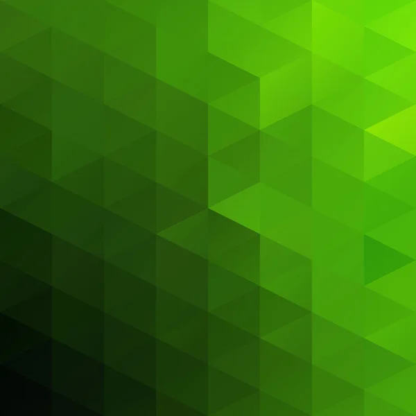 グリーングリッドモザイク背景,クリエイティブデザインテンプレート — ストックベクタ
