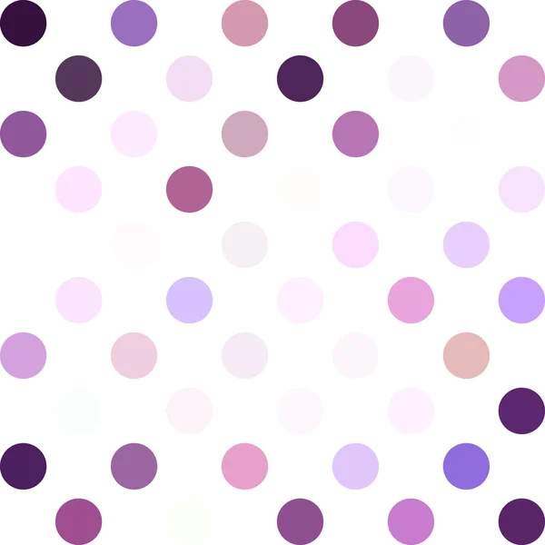 Paarse Polka Dots achtergrond, creatief ontwerpsjablonen — Stockvector