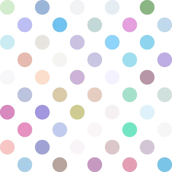 Colorful Polka Dots Background, Creative Design Templates — Stock Vector