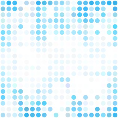 Mavi noktalar arka plan, yaratıcı tasarım şablonları