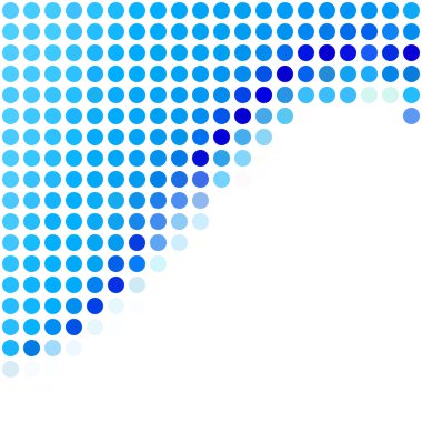 Mavi noktalar arka plan, yaratıcı tasarım şablonları