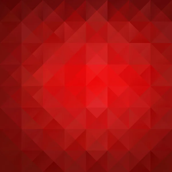Red Grid mozaïek achtergrond, creatief ontwerpsjablonen — Stockvector