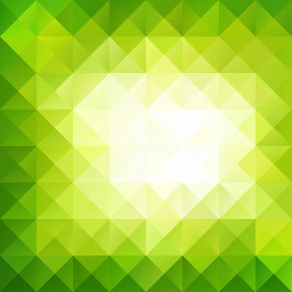 Fondo de mosaico de rejilla verde, Plantillas de diseño creativo — Vector de stock