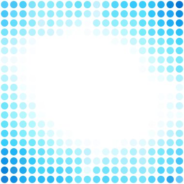 Mavi noktalar arka plan, yaratıcı tasarım şablonları