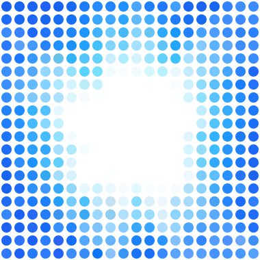 Mavi noktalar arka plan, yaratıcı tasarım şablonları