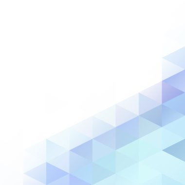 Mavi Izgara Mozaik Arkaplan, Yaratıcı Tasarım Şablonları