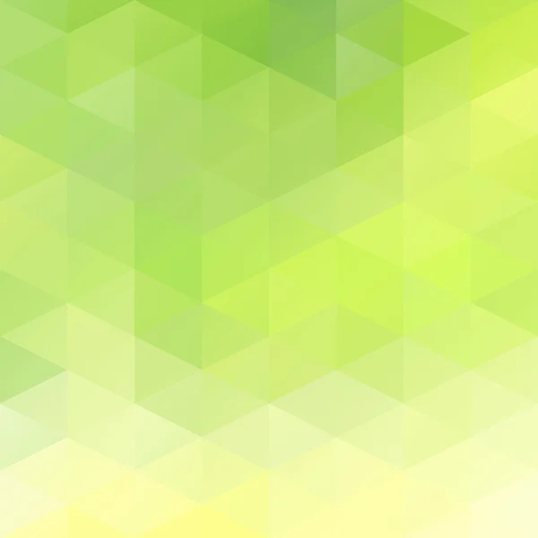 Green Grid Mosaic Background, Creative Design Template — 스톡 벡터