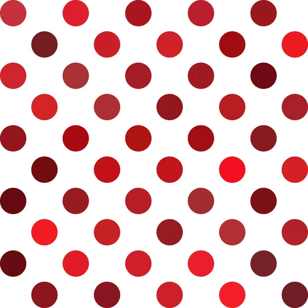 Red Polka Dots Background, Creative Design Templates — Stock Vector