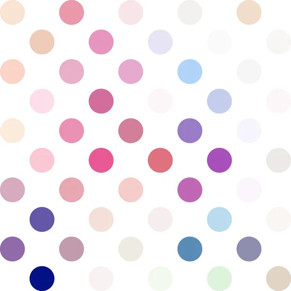 Fond à pois colorés, modèles de conception créative — Image vectorielle