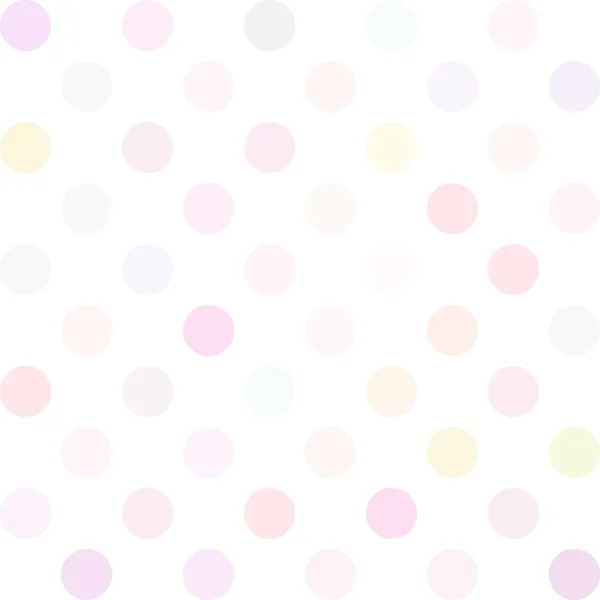 Kleurrijke Polka Dots achtergrond, creatief ontwerpsjablonen — Stockvector