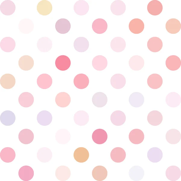 Kleurrijke Polka Dots achtergrond, creatief ontwerpsjablonen — Stockvector