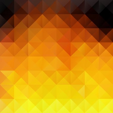 Turuncu Izgara Mozaik Arkaplan, Yaratıcı Tasarım Şablonları