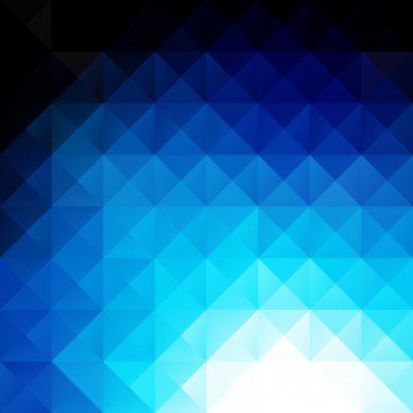 Mavi Izgara Mozaik Arkaplan, Yaratıcı Tasarım Şablonları