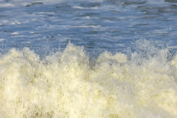 Хвилі Розбиваються Берег Краю Атлантичного Океану Біля Себла Олонн Франції — стокове фото