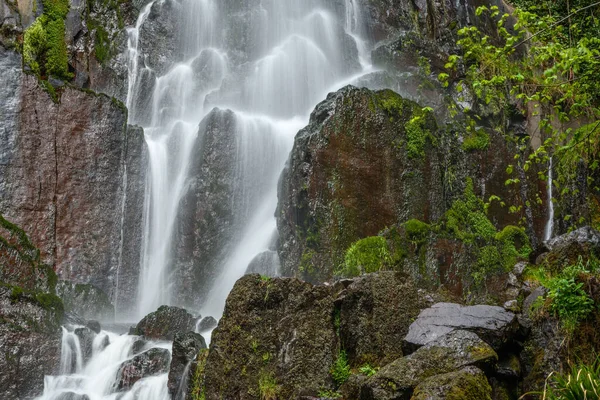 Nideck Vodopád Lese Vosges Francii Začátku Jara — Stock fotografie
